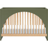 Moab 3-in-1 Convertible Crib in Olive / Ash - Cribs - 5