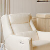 Kiwi Plus Power Recliner and Swivel Glider with Power Adjustable Headrest and USB Port in Performance Ivory Boucle - Glider - 5