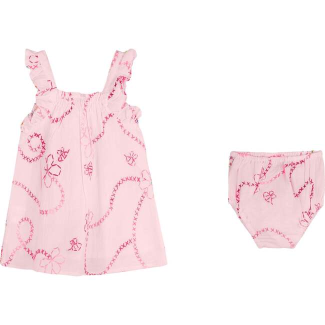 Pink Color Jardin Baby Dress