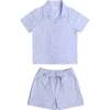 Blue Stars Shirt and Bermuda Shorts Set - Mixed Apparel Set - 1 - thumbnail
