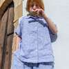 Blue Stars Shirt and Bermuda Shorts Set - Mixed Apparel Set - 2