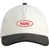 MAMA Patch Corduroy Hat, Cream/Black - Hats - 1 - thumbnail