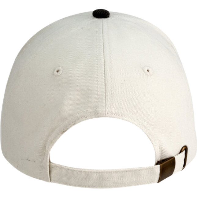 MAMA Patch Corduroy Hat, Cream/Black - Hats - 2