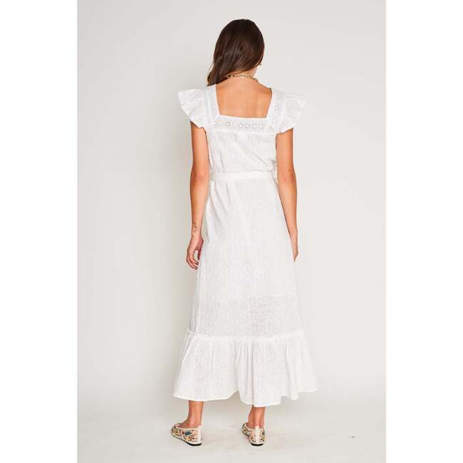 Stormi Dress, White Eyelet - Dresses - 2