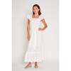 Stormi Dress, White Eyelet - Dresses - 4