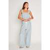 Mndi Tank, Fob Blue Stripe - Blouses - 2