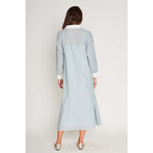 Jovie Dress, Fob Blue Stripe - Dresses - 2