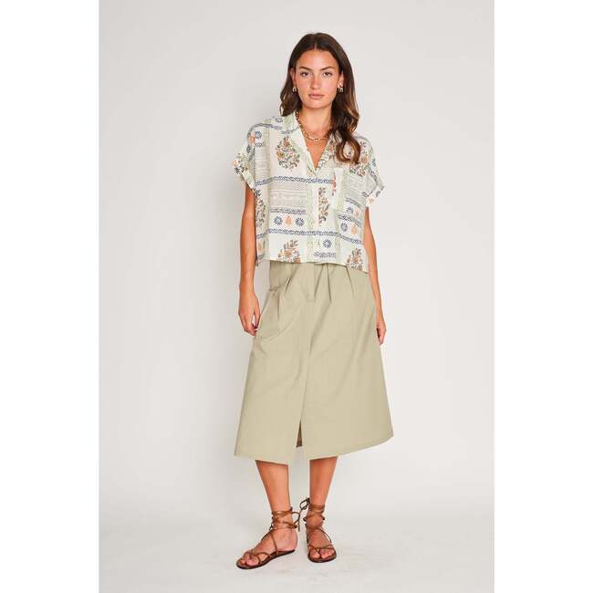 Fleur Skirt, Pistachio - Skirts - 2