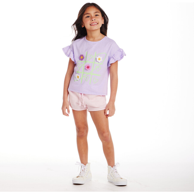 Kids Tic Tac Toe Graphic Tee, Purple - T-Shirts - 2