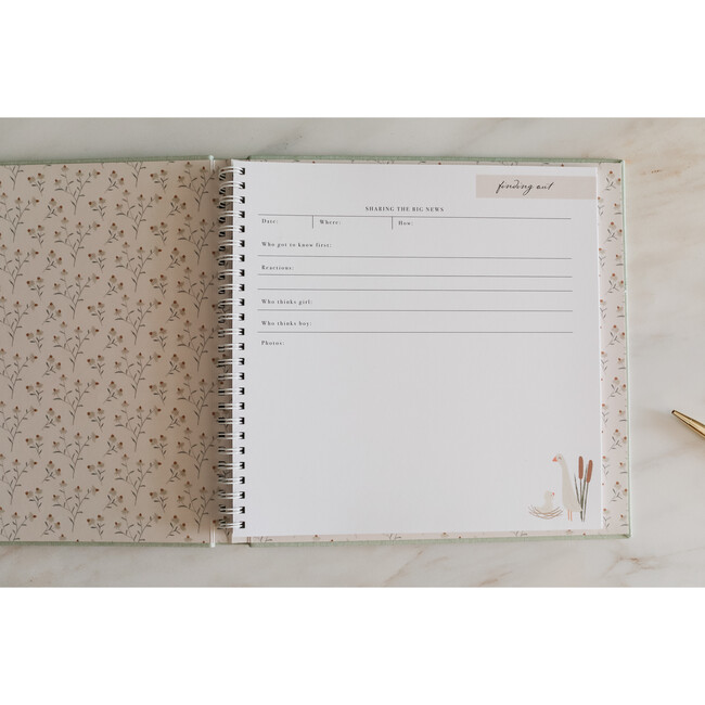 Pregnancy Journal - Moss Green - Books - 9