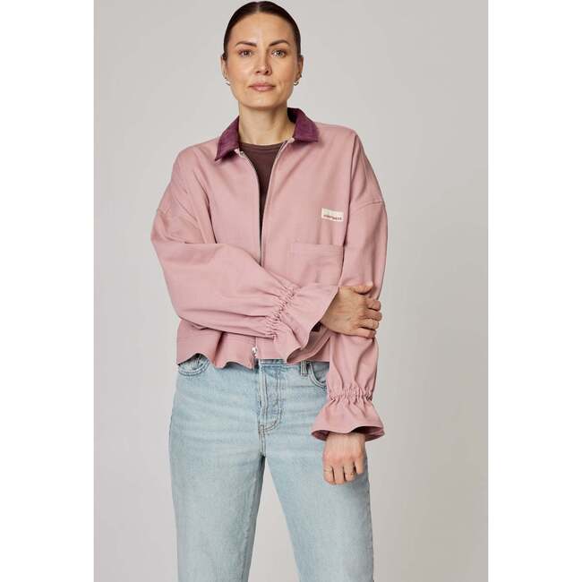 Women's Denim Jacket, Dawn Rose - Denim Jackets - 6