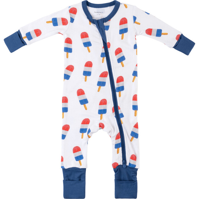 Baby Bamboo Pajamas W/ DreamCuffs®, Patriotic Popcicle