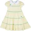 Stripe Dress With Flowers - Dresses - 1 - thumbnail