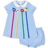 Dress With Flowers and Bloomer - Dresses - 1 - thumbnail