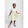 Stripe Dress With Flowers - Dresses - 3