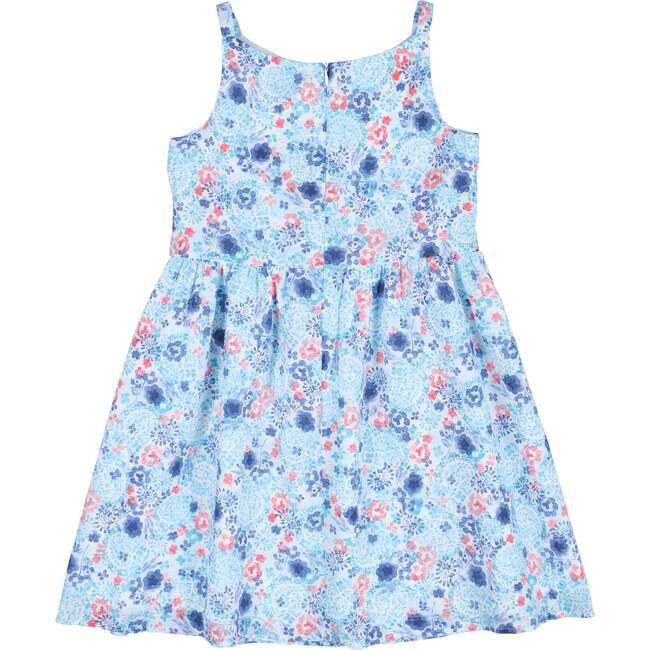 Floral Dress With Front Tie - Dresses - 3