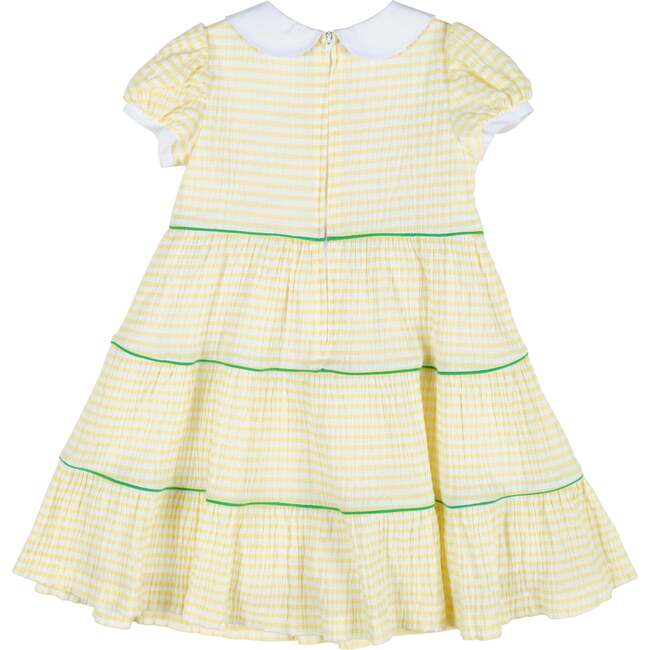 Stripe Dress With Flowers - Dresses - 4