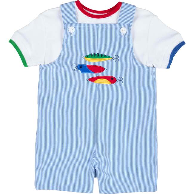 Junior Cord Shortall With Fishing Lures - Rompers - 2