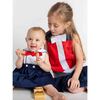 Pique Sailor Romper - Rompers - 2