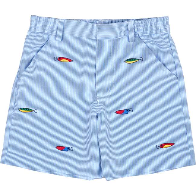 Jr. Cord Short W/Embroidered Fishing Lures