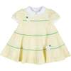 Stripe Dress With Flowers - Dresses - 1 - thumbnail