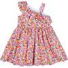 Leaf Print One Shoulder Dress - Dresses - 2