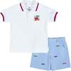 Jr. Cord Short W/Embroidered Fishing Lures - Shorts - 3