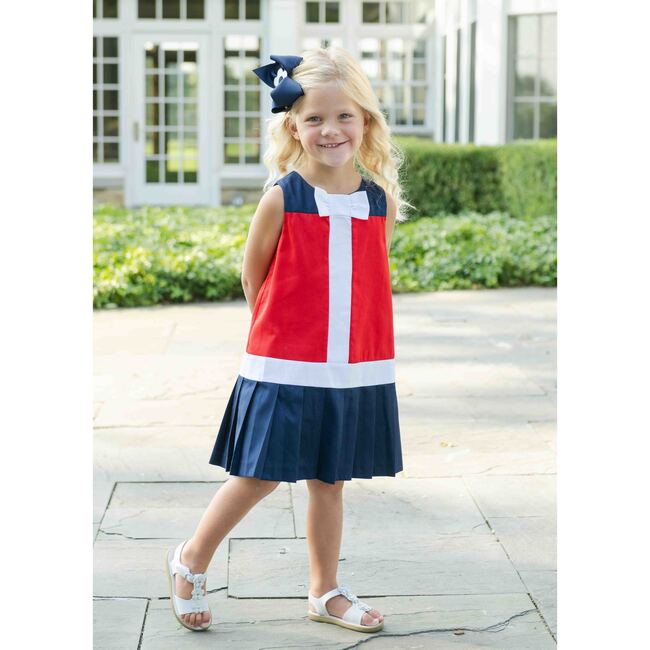 Finewale Pique Dress With Bow - Dresses - 2