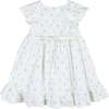 Textured Lawn Floral Printed Dress With Flowers - Dresses - 3