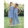 Plaid Seersucker Jumpsuit - Rompers - 2