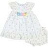 Textured Lawn Floral Printed Dress With Flowers and Bloomer - Dresses - 1 - thumbnail