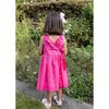 Shimmer Stripe Lawn Dress With Flowers - Dresses - 3