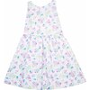 Butterfly Print Dress with Back Bow - Dresses - 1 - thumbnail