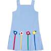 Junior Cord Dress With Flowers - Dresses - 1 - thumbnail