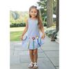 Junior Cord Dress With Flowers - Dresses - 2