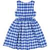 Plaid Seersucker Dress w/ Side Cut-Out - Dresses - 3