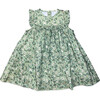 Britta Sleeveless Dress, Mimosa Flower Teal - Dresses - 1 - thumbnail
