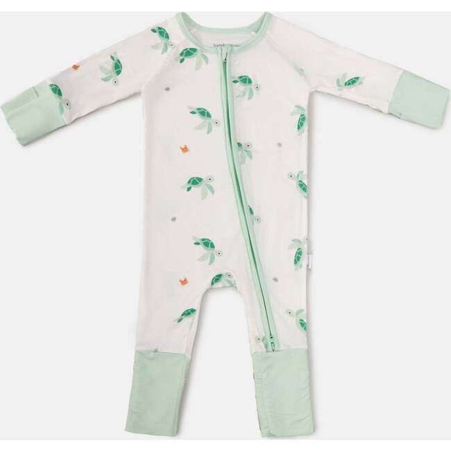 Convertible Romper, Turtle - Rompers - 1