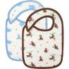 Bib Set, Hippo & Monkey - Bibs - 1 - thumbnail