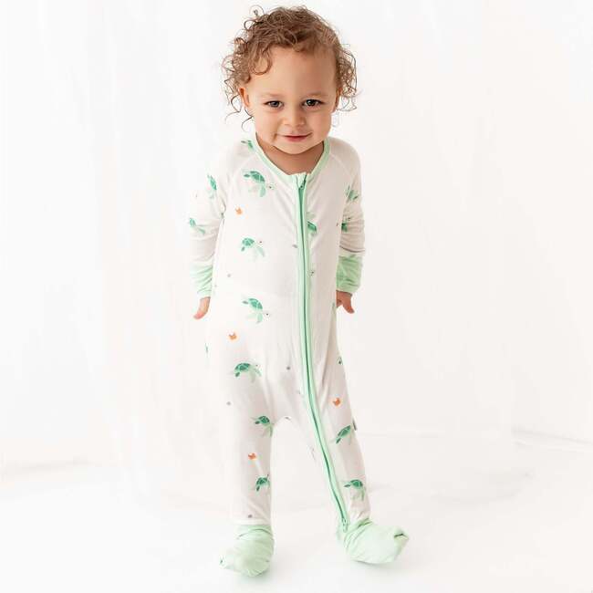 Convertible Romper, Turtle - Rompers - 2