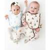 Bib Set, Hippo & Monkey - Bibs - 3