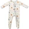 Zippered Footie, Dogs - Footie Pajamas - 1 - thumbnail