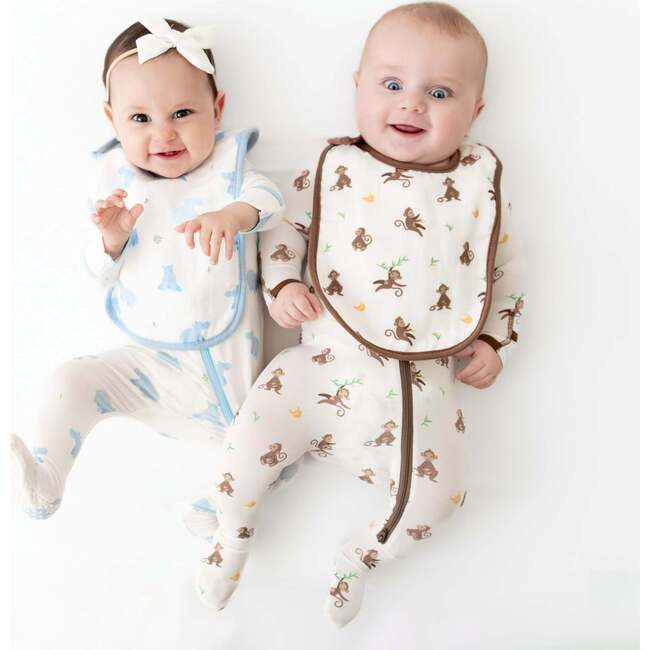 Bib Set, Hippo & Monkey - Bibs - 5