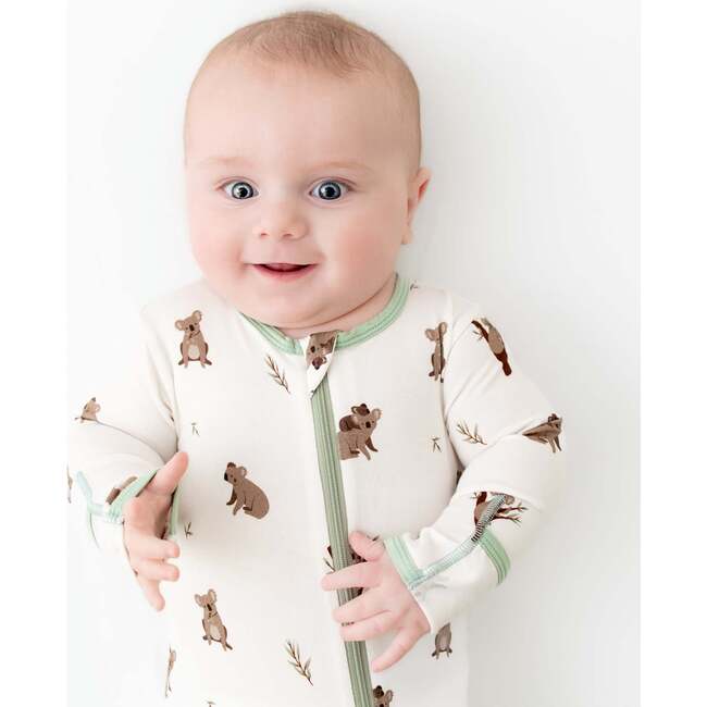 Zippered Footie, Koala - Footie Pajamas - 5