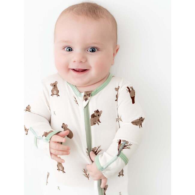 Zippered Footie, Koala - Footie Pajamas - 6