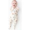 Zippered Footie, Dogs - Footie Pajamas - 6