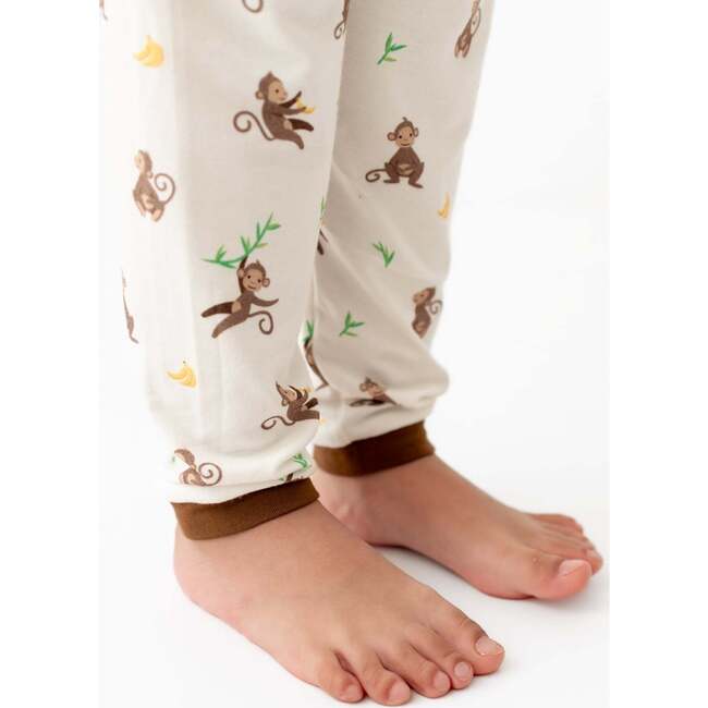 Pajama Set, Monkey - Pajamas - 5