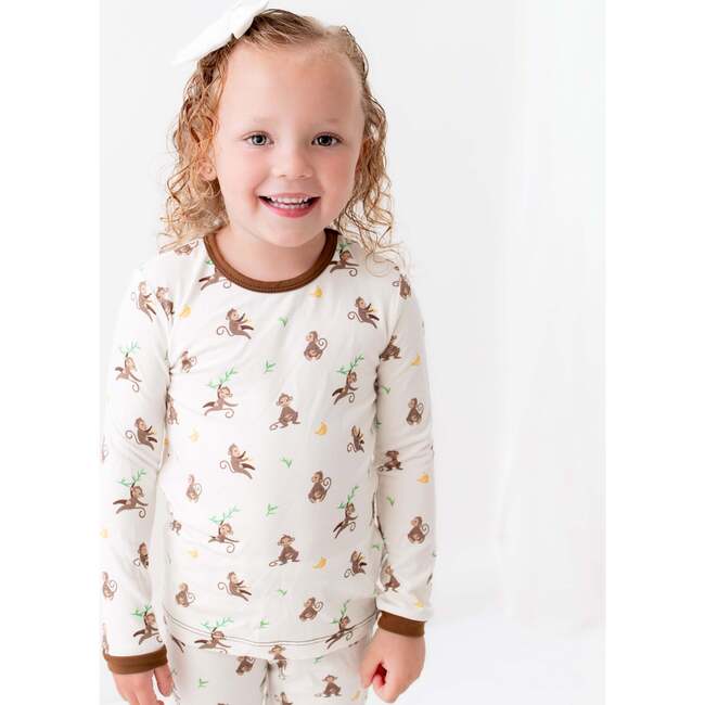 Pajama Set, Monkey - Pajamas - 6