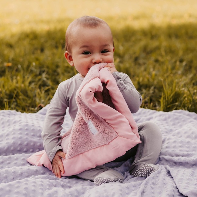 Plush Security Blanket, Pink - Plush - 3