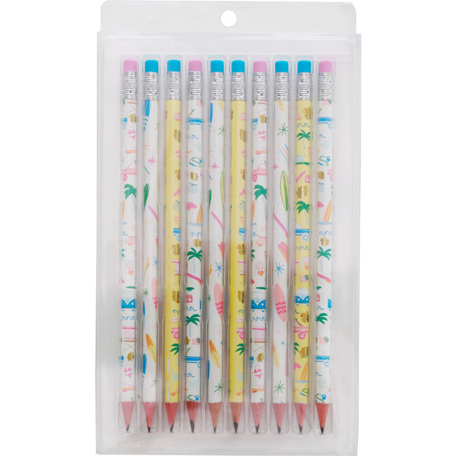 Surf's Up Pencil Set